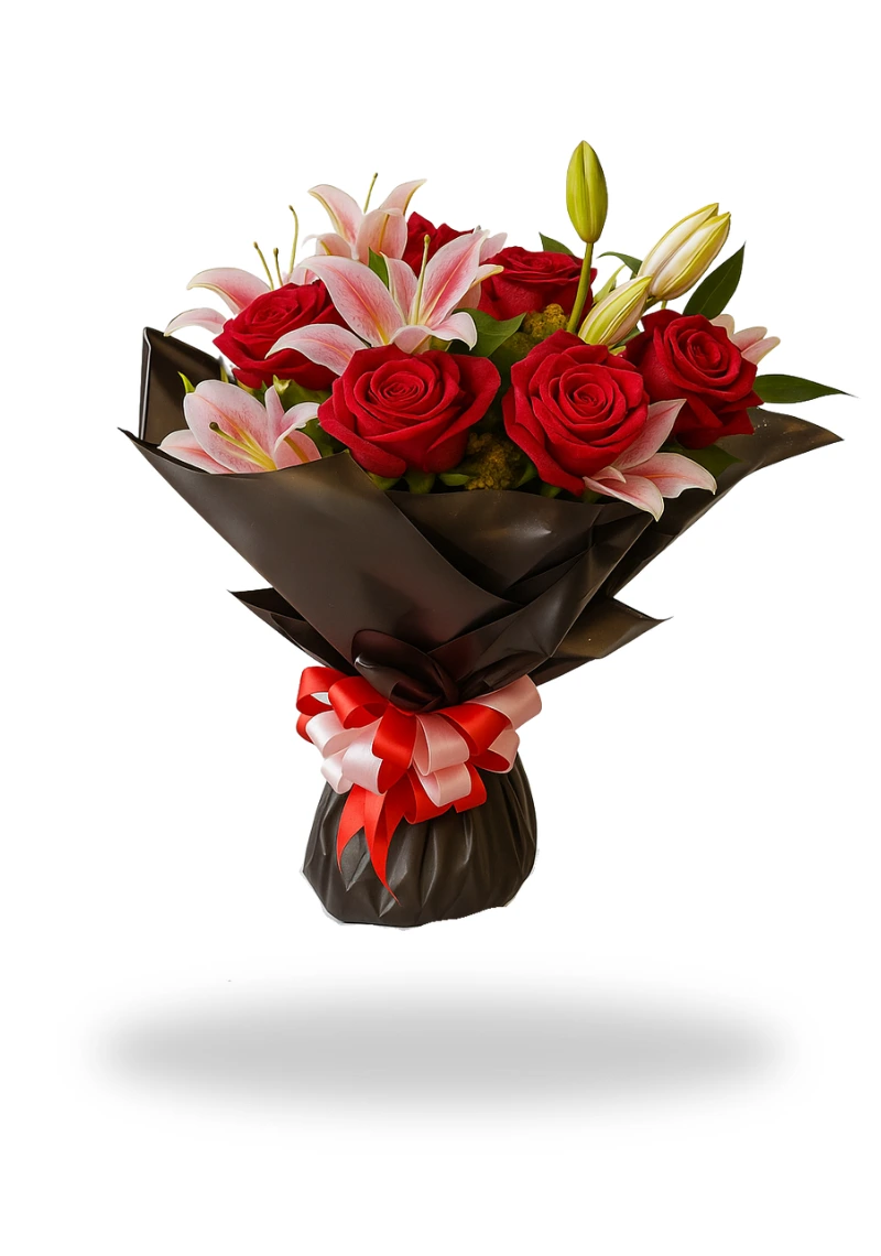 Roselily Flower Bouquet